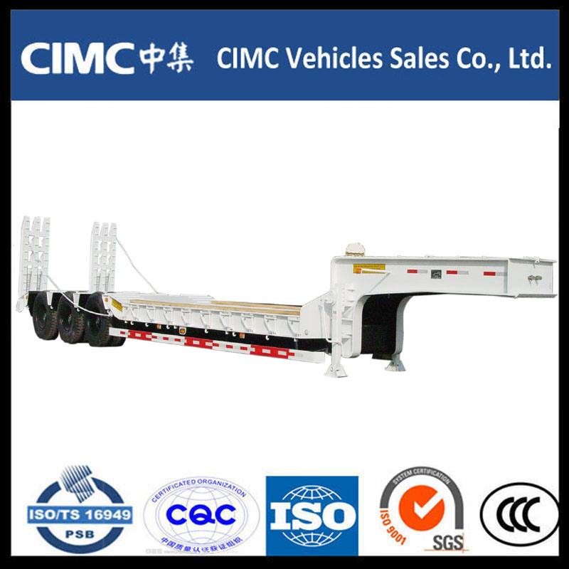 CIMC 3 tengelyes 70 tonnás alacsony pótkocsi