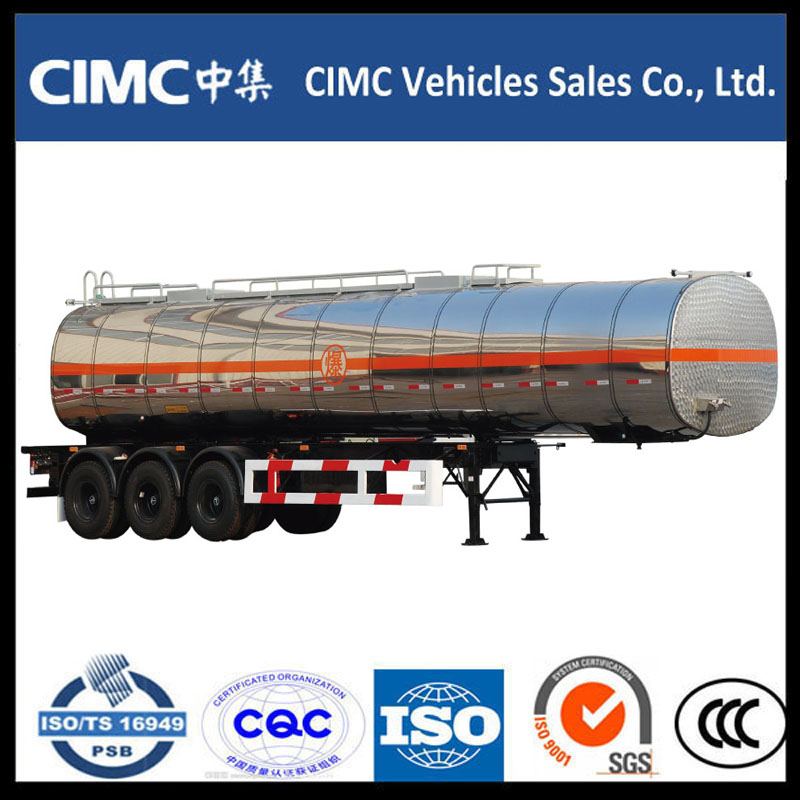 Forró eladó CIMC üzemanyagtartály félpótkocsi